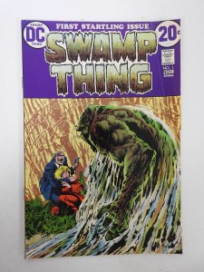 Swamp Thing #1 (1972) VG+ Condition 1/2 in tear fc