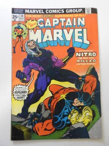 Captain Marvel #34 (1974) FN- Condition! MVS intact!