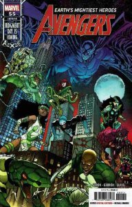 AVENGERS (2018 MARVEL) #55 CVR A JAVIER GARRON