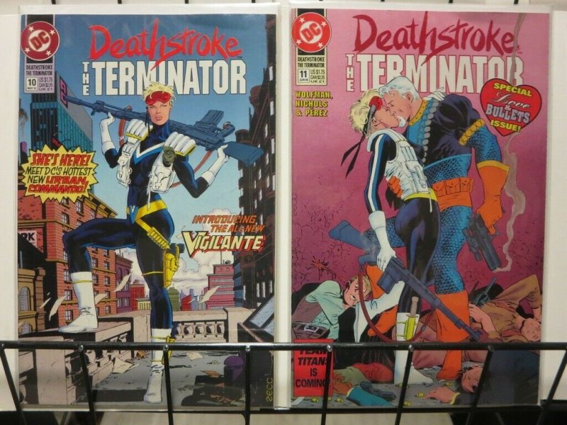 DEATHSTROKE THE TERMINATOR (1991) 10-11  new VIGILANTE