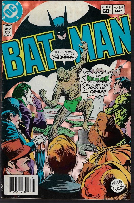 Batman #359 (DC, 1983) FN/VF