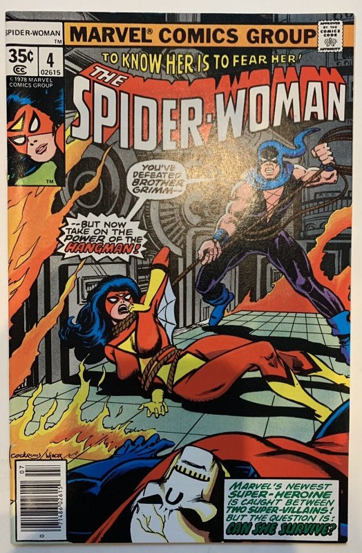 (1978) Spider Woman #4 Bondage Cover!