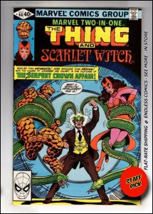 Marvel Two-in-One #66 (1980) THING & THE SCARLET WITCH!   [•ID#131]