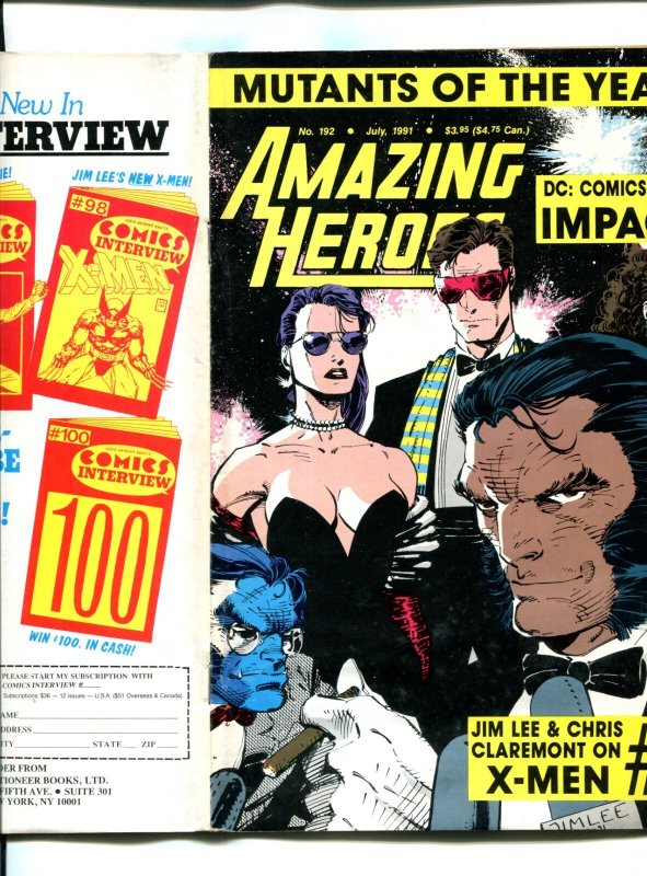 Amazing Heroes #197 - Brian Bolland Cover Art (8.5/9.0) 1991