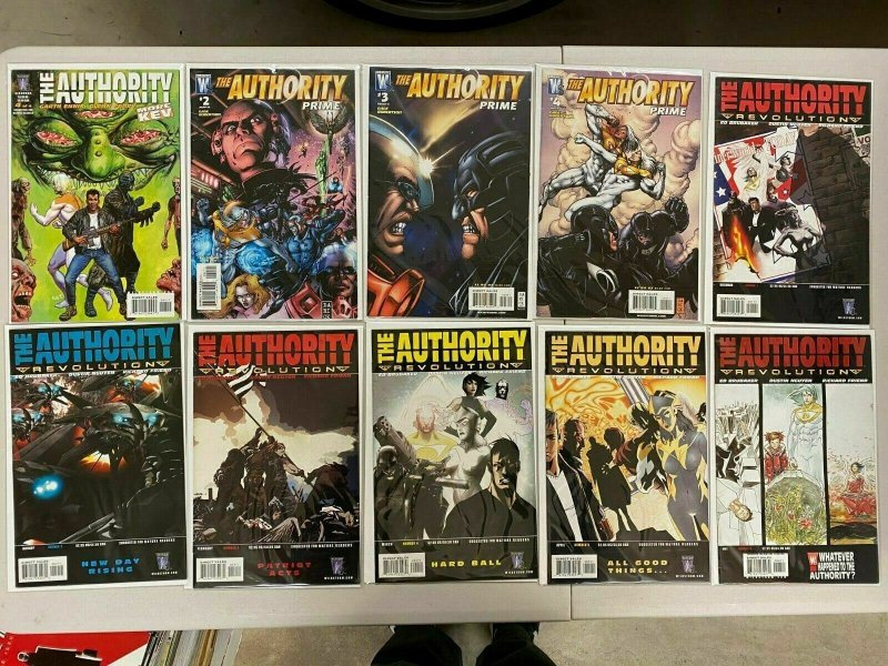The Authority Wildstorm lot 47 different avg 8.0 VF
