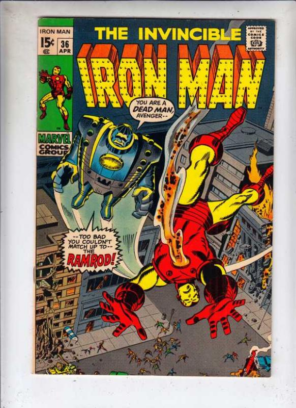 Iron Man #36 (Apr-70) VF/NM+ High-Grade Iron Man