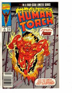 Lot Of 18 Human Torch Marvel Comic Books # 8 1 (8) 2 (4) 3 (4) 4 Fantastic 4 RM2