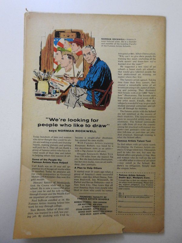 Sgt. Fury #50 (1968) VG+ Condition moisture stain