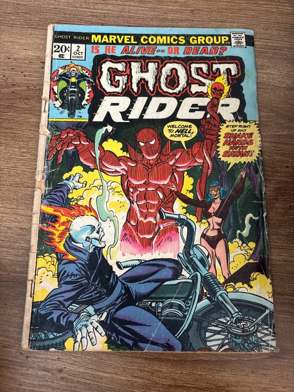 Ghost Rider # 2 VG Marvel Comic Book 1st Son Of Satan 18 J454
