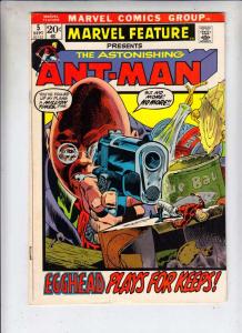 Marvel Feature presents Ant-Man, The Astonishing #5 (Sep-72) VF/NM High-Grade...