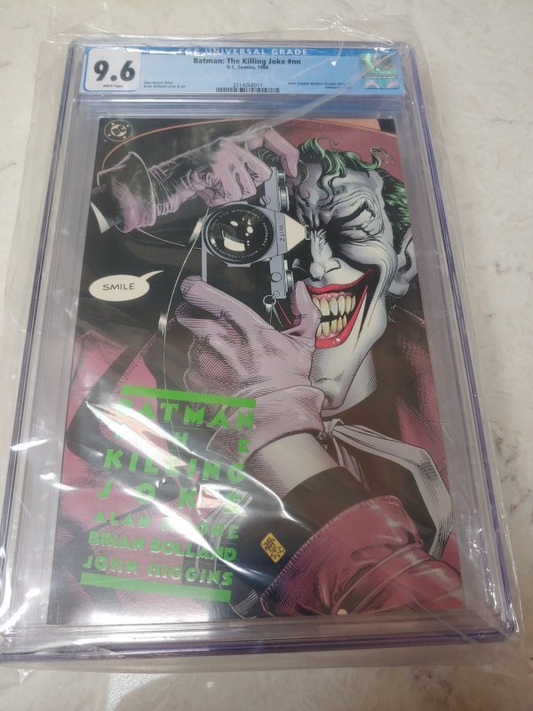 BATMAN:THE KILLING JOKE CGC 9.6 HIGH GRADE