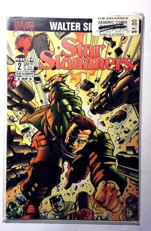 Star Slammers #2 (1994) Malibu Comics 1st Print Comic Book