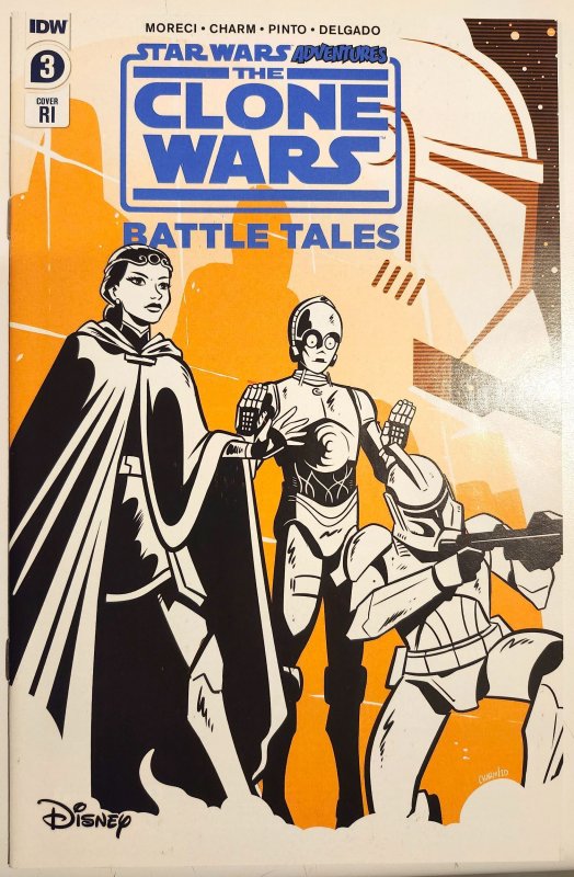 Star Wars Adventures: The Clone Wars-Battle Tales #3 (9.4 2020) plus Variant