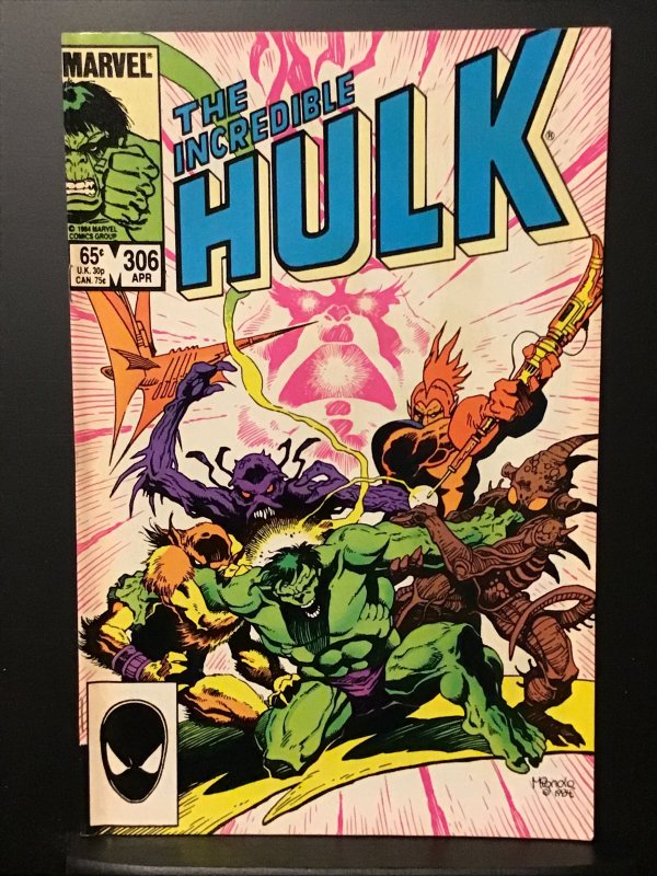 The Incredible Hulk #306 (1985) FN 6.0