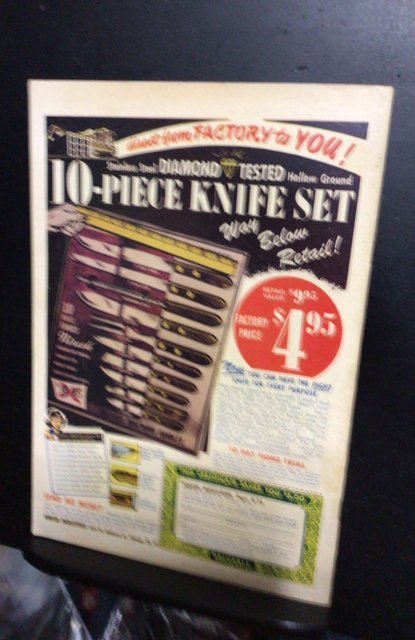 Joe Palooka Comics #50 (1950) bondage cover key! Mid grade! FN Wow