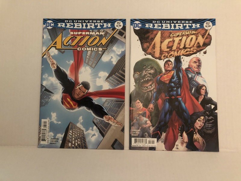 Action Comics #957 & 957  Lot Of 2 Variants