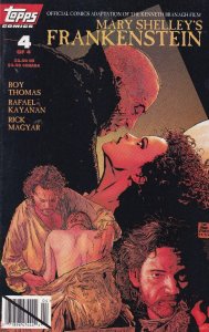 Frankenstein (Mary Shelley's ) #4A FN ; Topps | Movie Adaptation