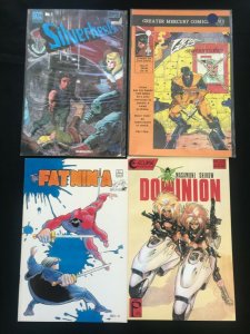 MISC INDY 4PC LOT (FN) SILVERHEELS!! FAT NINJA!! 1986