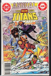 The New Teen Titans Annual #1 Newsstand Edition (1982) Teen Titans