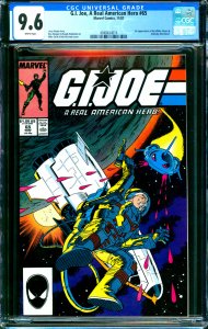 GI Joe #65 Marvel Comics 1987 CGC 9.6 1st App of White Clown