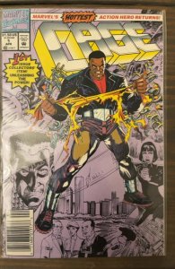 Cage #1 Newsstand Edition (1992) Luke Cage 