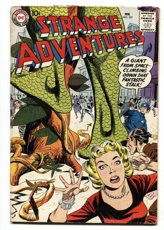 STRANGE ADVENTURES #101 1959 DC COMICS Monster cover VG