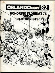 OrlandoCon 1982-Florida's 75 Greatest cartoonists-Thor-Flash-Spider-man-FN- 