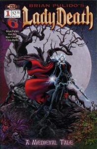 Lady Death: A Medieval Tale #1, VF+ (Stock photo)