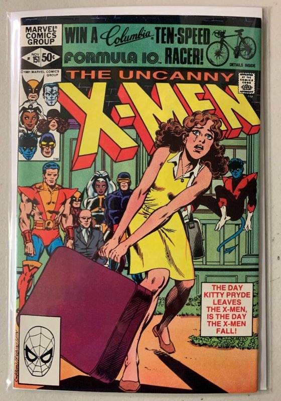 Uncanny X-Men #151 Direct Marvel 1st Series (8.0 VF) (1981)