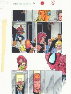 Spider-Man Unlimited #8 p.45 Color Guide Art vs Terror Unlimited by John Kalisz