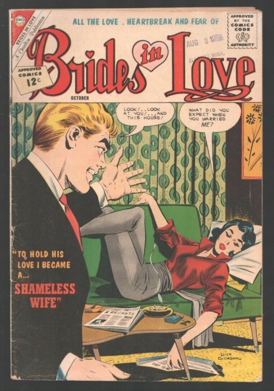 Brides in Love #32 1962-Charlton-Classic Dick Giordano cover & story art-Sha... 