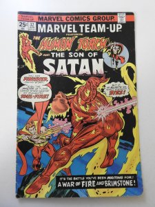 Marvel Team-Up #32 (1975) VG- Condition stain bc