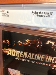 Friday The 13th (2007) #3 (CGC 9.8 WP) Ryan Sook Cover