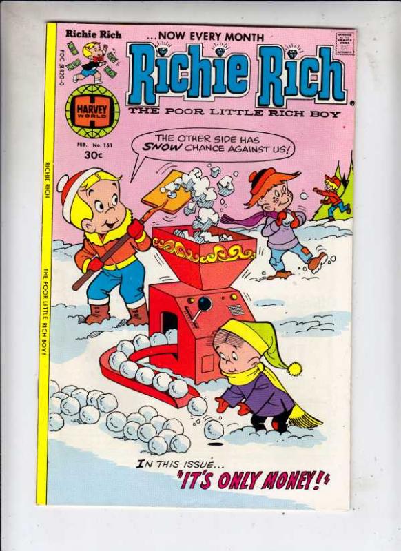 Richie Rich #151 (Feb-77) NM- High-Grade Richie Rich