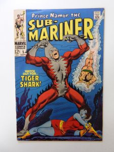 Sub-Mariner #5 (1968) 1st appearance of Tiger Shark FN+ condition