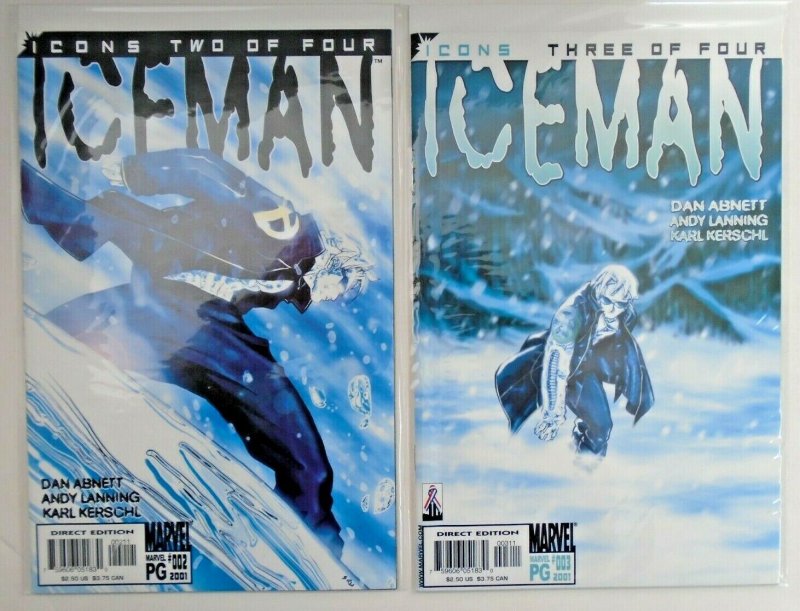 *Iceman (2001, of 4) 1-4, Dan Abnett, near mint set