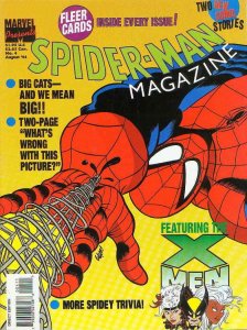 Spider-Man Magazine #4 (with card) VG ; Marvel | low grade comic X-Men