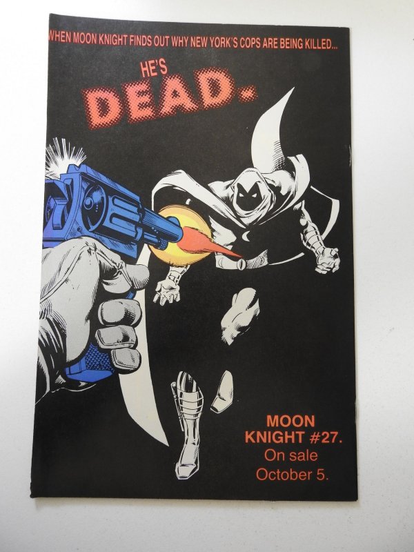 Moon Knight #26 (1982) VG/FN Condition