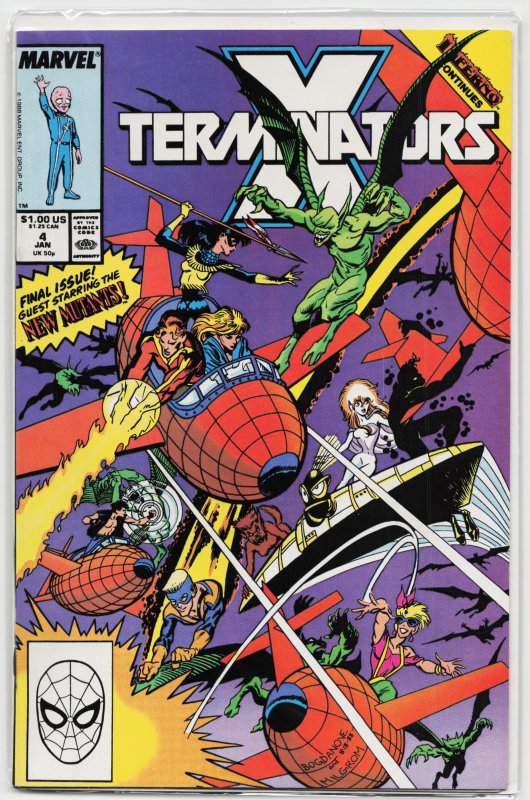 X-Terminators #4 (1989) X-Terminators