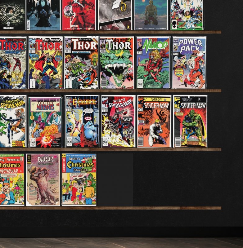 Huge Lot 150+ Comics with Decorum, Web Of Spider-Man, Star Wars & More!