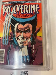 Wolverine # 1 CBCS 9.2 GRADED Comic Book SIGNED 2X Claremont + Marvel Comic JH6