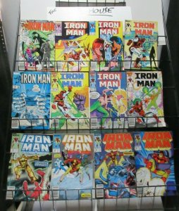 IRON MAN 193-327 (1985-1996)  Sampler 23 diff copper to modern, Armor Wars II 