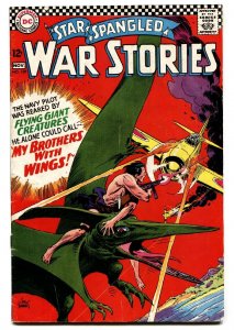 STAR SPANGLED WAR STORIES #129-comic book-KUBERT DINOSAUR COVER VG