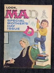 1963 MAD Humor Magazine #79 GD+ 2.5 Alfred E Neuman / Special Mother's Day Issue