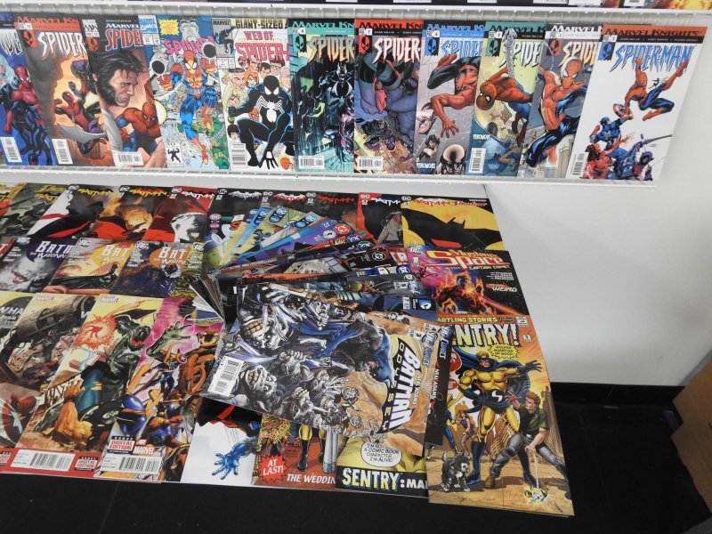 Huge Lot of 210+ Comics W/ Spider-Man, Batman, Deadpool. Avg. VF Condition