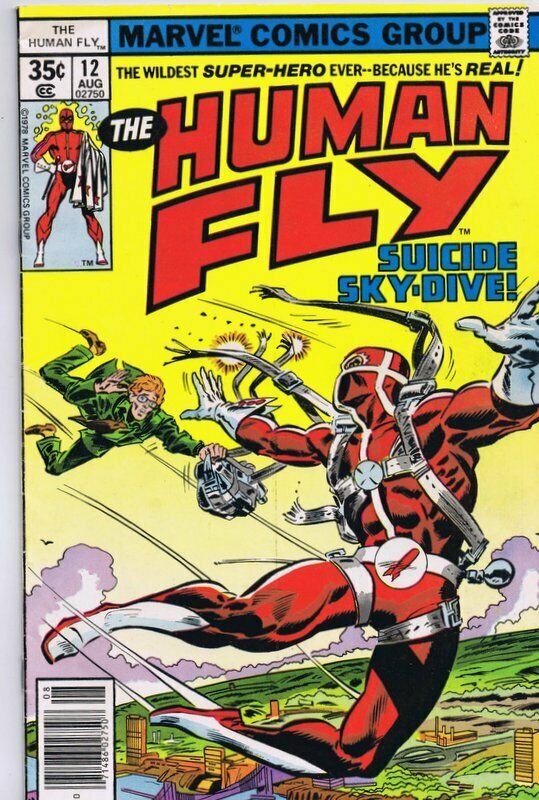 Human Fly #12 ORIGINAL Vintage 1978 Marvel Comics  