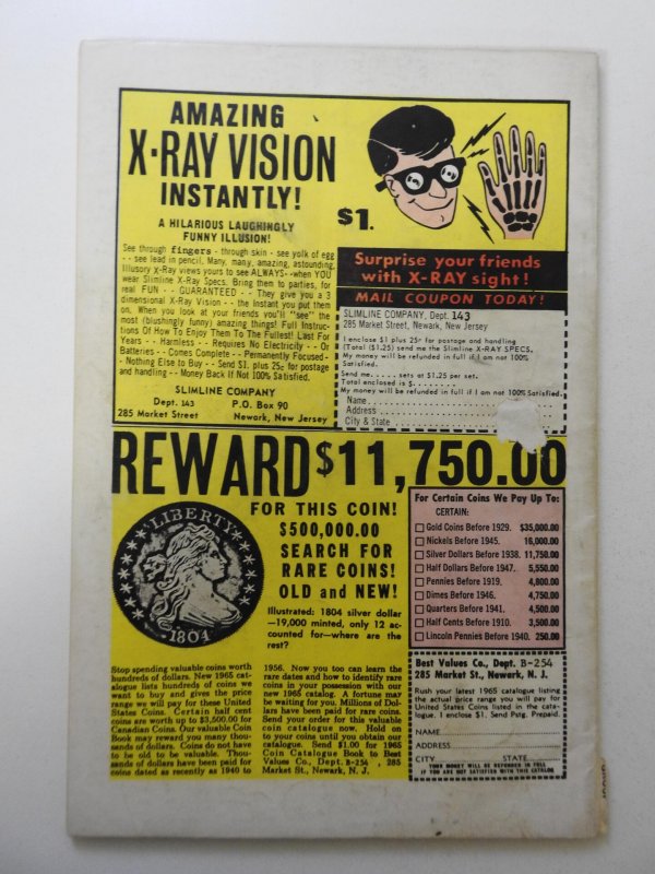 Fantastic Four Annual #3 (1965) GD Condition 2 in spine split, tape pull bc