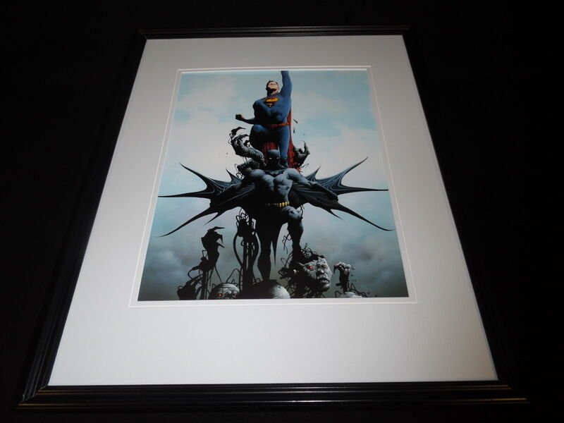 Batman Superman 2015 DC New 52 Framed 11x14 Photo Poster