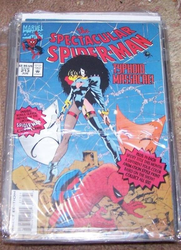 SPECTACULAR  SPIDER-MAN COMIC #  213  1994 MARVEL  TYPHOID MARY