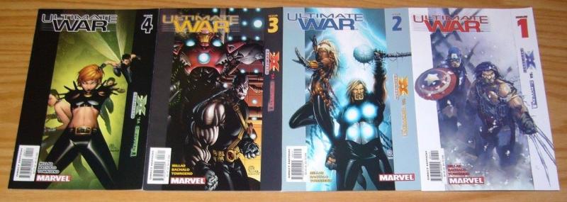 Ultimate War #1-4 VF/NM complete series MARK MILLAR ultimate x-men CHRIS BACHALO